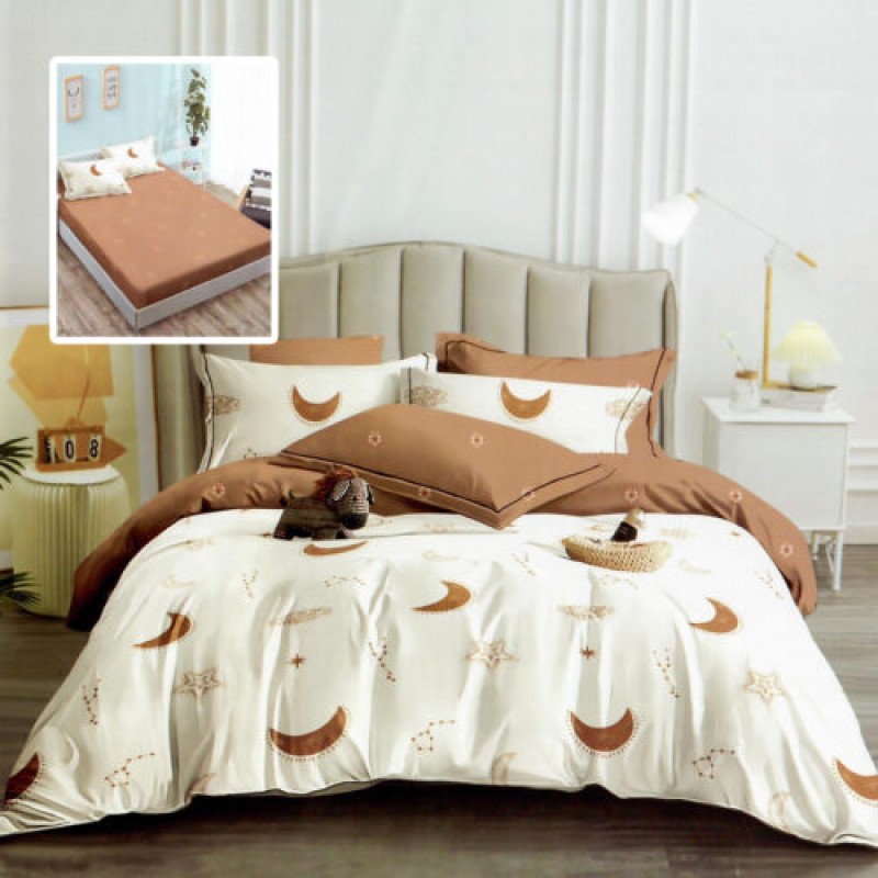 LENJERIE FINET 6 PIESE CU HUSĂ – 160×200 ȘI 180×200 (HF6P282)